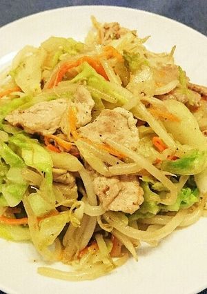 豚こまのマヨマキシマム野菜炒め-レシピのメイン写真