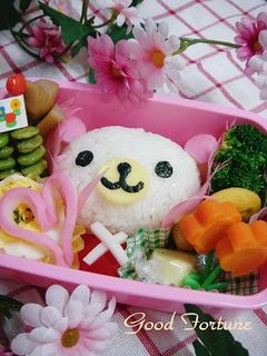 コリラックマのお弁当(キャラ弁)-レシピのメイン写真