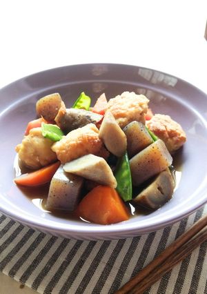 はんぺん入り鶏団子のうま煮-レシピのメイン写真