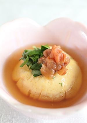梅茶巾蒸し-レシピのメイン写真