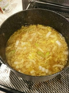 白菜とひき肉のぽかぽかスープ-レシピのメイン写真
