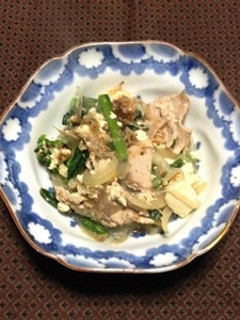 豚肉と豆腐の炒め煮-レシピのメイン写真
