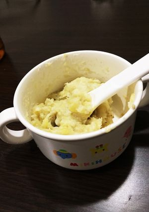 もぐもぐ期 簡単洗い物なしバナナパン-レシピのメイン写真