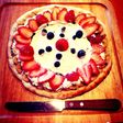 自宅で簡単!チョコベースのデザートピザ