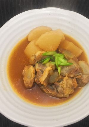 焼酎ブライン液で柔らか豚軟骨の煮込み-レシピのメイン写真