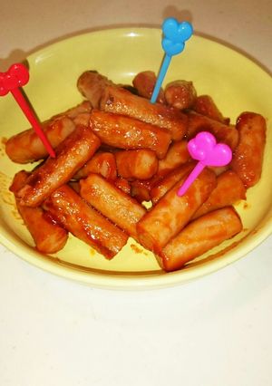魚肉ソーセージのケチャップ炒め-レシピのメイン写真