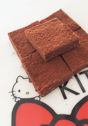 生クリーム不要!大人の生チョコ-レシピのメイン写真