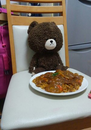 あんカレー焼きそば風-レシピのメイン写真