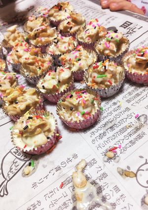 一人で出来るもん♡ホワイトクランチ大量-レシピのメイン写真