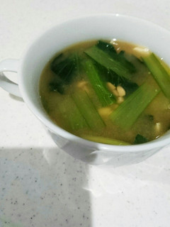 小松菜の納豆お味噌汁★-レシピのメイン写真