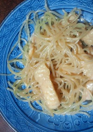 鶏皮と春雨の中華あえ-レシピのメイン写真