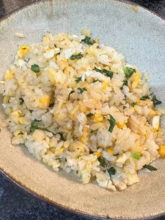 シンプル!春菊のチャーハン-レシピのメイン写真