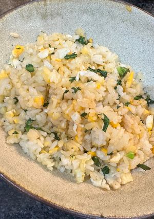 シンプル！春菊のチャーハン-レシピのメイン写真