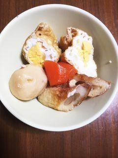 油揚げの玉子詰甘辛煮-レシピのメイン写真