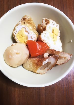 油揚げの玉子詰甘辛煮-レシピのメイン写真