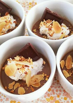 板チョコ&粉ゼラチンで簡単チョコプリン-レシピのメイン写真