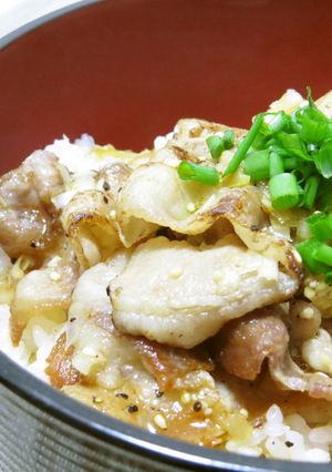 簡単！ネギ塩豚丼！-レシピのメイン写真