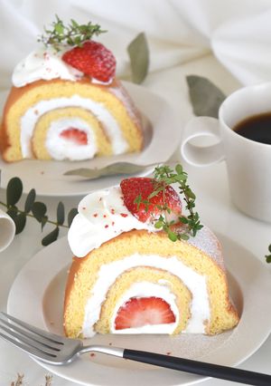 巻かないロールケーキ-レシピのメイン写真