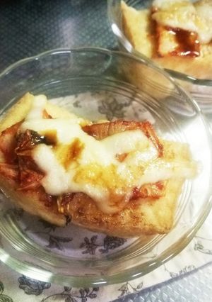 手軽にもう一品。厚揚げキムチーズ-レシピのメイン写真