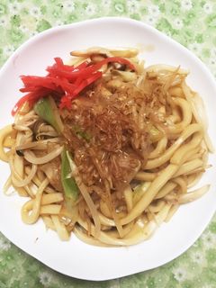 さっと美味しい焼うどん-レシピのメイン写真