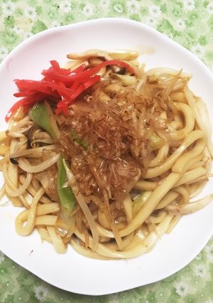 さっと美味しい焼うどん-レシピのメイン写真