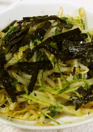 あと1品!もやしと水菜のあっさり炒め-レシピのメイン写真