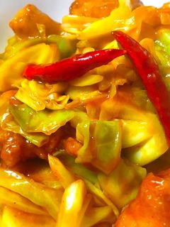 酢鶏☆鶏むね肉とキャベツの簡単中華炒め-レシピのメイン写真