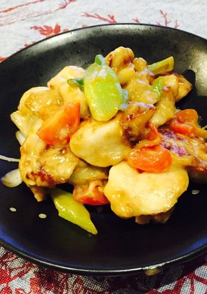 鶏胸肉と好きな野菜で！オイスターマヨ炒め-レシピのメイン写真