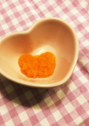 炊飯器でらくらく離乳食☆人参ペースト-レシピのメイン写真