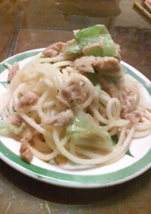 (・o・)ツナとキャベツのスパゲッティ-レシピのメイン写真