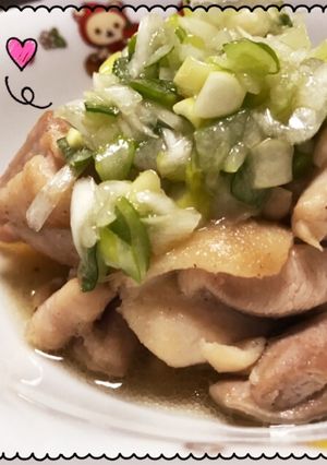 簡単♡めちゃウマ♡ネギ塩ダレチキン♡-レシピのメイン写真