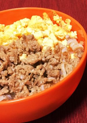 新感覚✩簡単2色丼-レシピのメイン写真