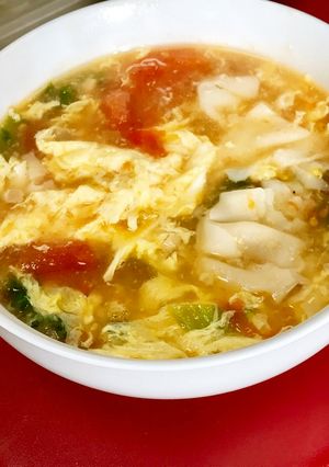 トマ♡タマ 餃子スープ-レシピのメイン写真