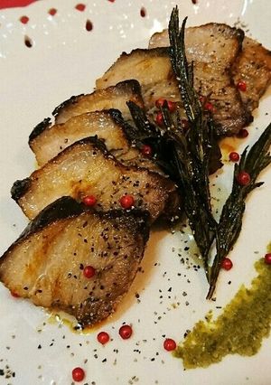 豚バラブロックのローズマリー昆布☆焼豚☆-レシピのメイン写真