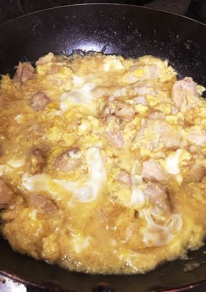 まな板いらず！フライパンずぼら親子丼-レシピのメイン写真