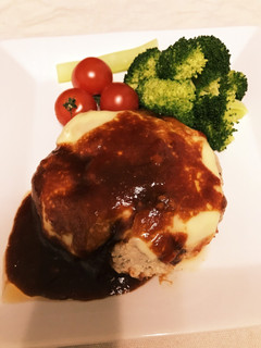 低糖質♡ふわふわハンバーグ-レシピのメイン写真