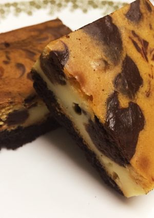 簡単♩マーブルチーズケーキ♩-レシピのメイン写真