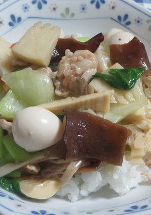 具だくさんの中華丼-レシピのメイン写真