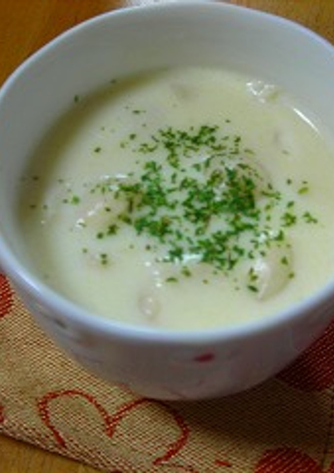 きのこの白いスープ-レシピのメイン写真