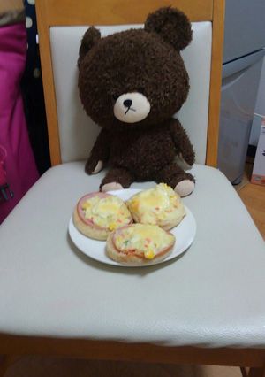 ポテトサラダのグラタン風パン-レシピのメイン写真