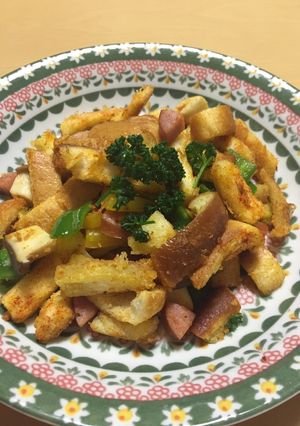 ミガス⭐︎パン耳のスペイン料理です-レシピのメイン写真