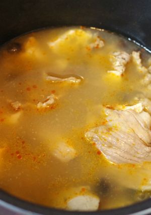 ぽこたけと豆腐の豆板醤煮込み-レシピのメイン写真