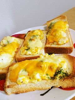 ゆで卵マヨネーズのチーズトースト-レシピのメイン写真