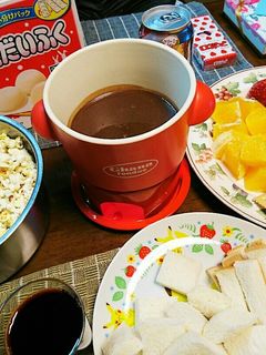 毎年恒例❤バレンタインのチョコフォンデュ-レシピのメイン写真