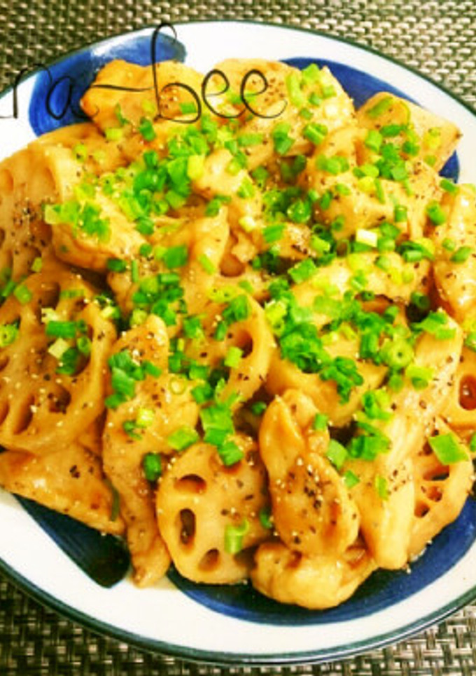 節約♡やわらかむね肉と蓮根の旨味噌炒め-レシピのメイン写真