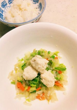 【離乳食取り分け可】二品できちゃう鶏団子-レシピのメイン写真