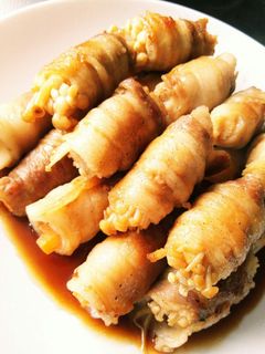 肉巻き~えのきもニンジンも♪-レシピのメイン写真