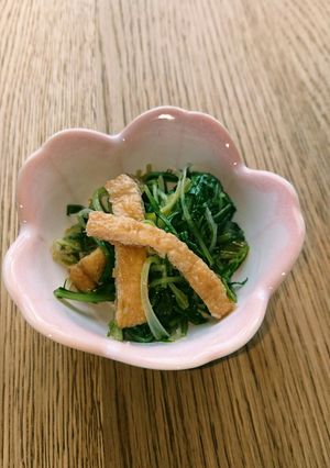 あと一品 味醂なし水菜と油揚げの炊いたん-レシピのメイン写真