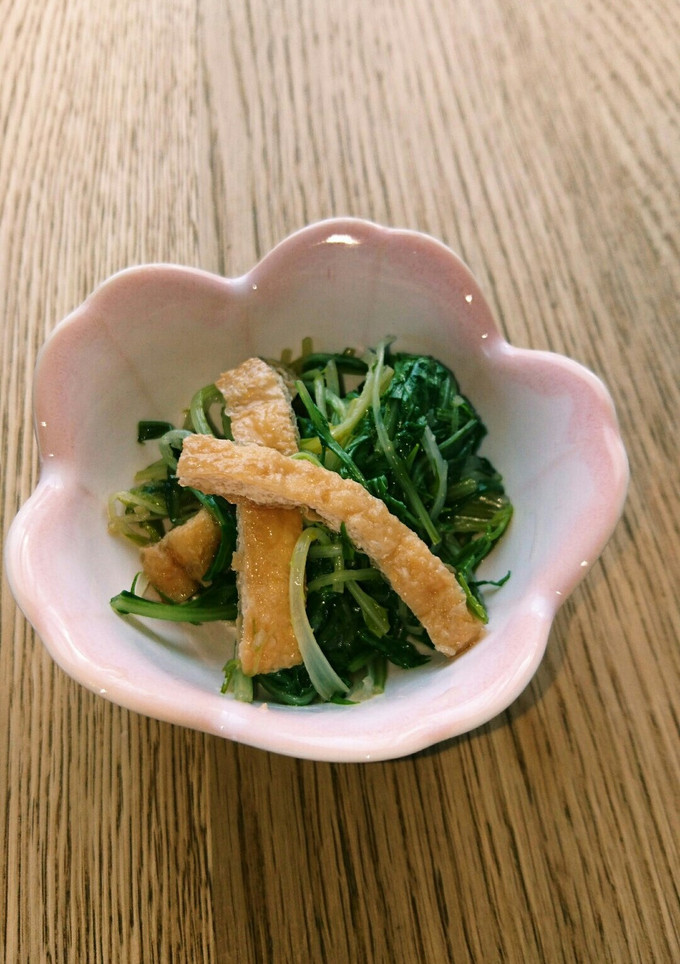 あと一品 味醂なし水菜と油揚げの炊いたん-レシピのメイン写真