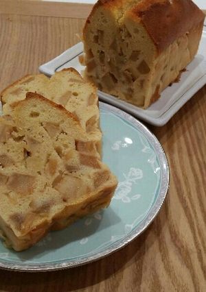 シナモンりんごで♪簡単パウンドケーキ。-レシピのメイン写真
